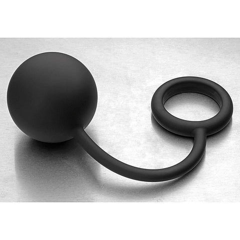 Tom Of Finland Silicone Cock Ring & Weighted Anal Ball - Cock Rings