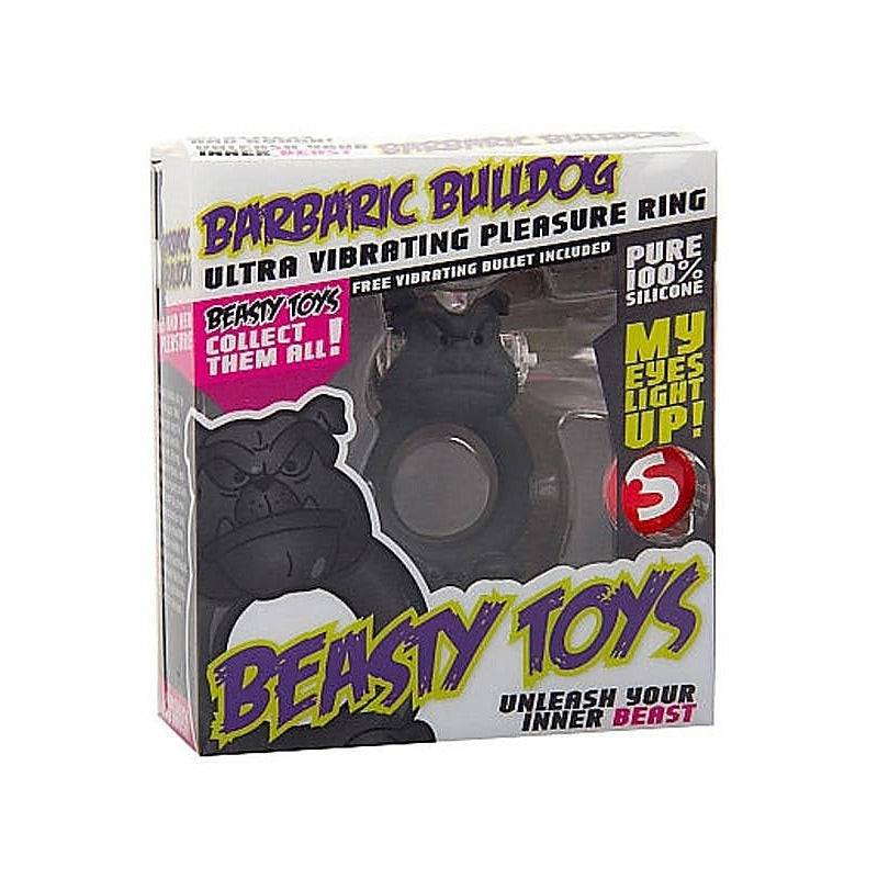 S-Line Beasty Toys Barbaric Bulldog By Shots Toys - Cock Rings