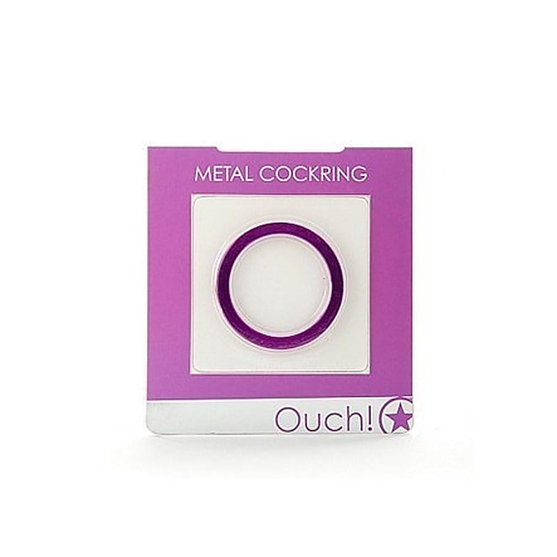 Ouch Metal Cock Ring by Shots Toys - Cock Rings