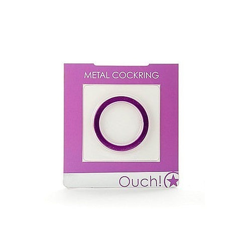 Ouch Metal Cock Ring by Shots Toys - Cock Rings