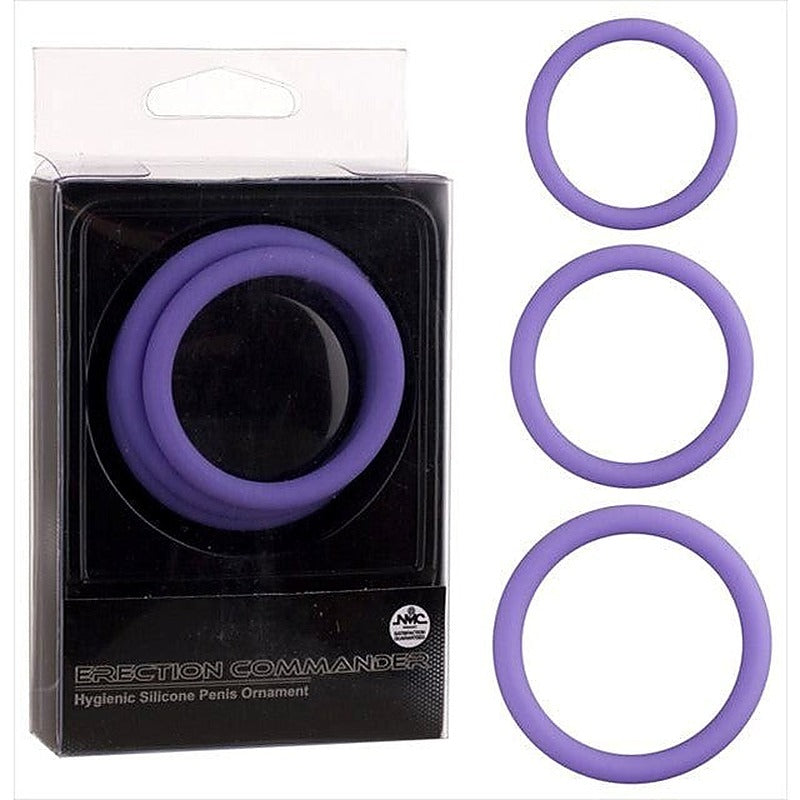 Pleasure Prolonging Silicone Cock Ring Ensemble By Nanma - Cock Ring Sets