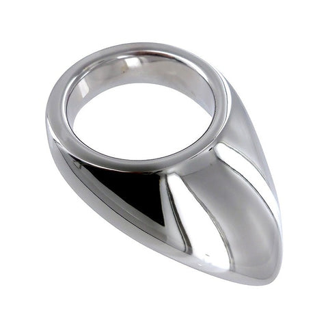 Master Series Taint Licker Cock Ring By Xr Brands - Steel Cock Rings