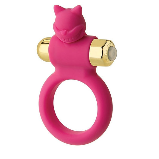 Doc Johnson Wonderland The Kinky Kat Vibrating Cock Ring - Cock Rings