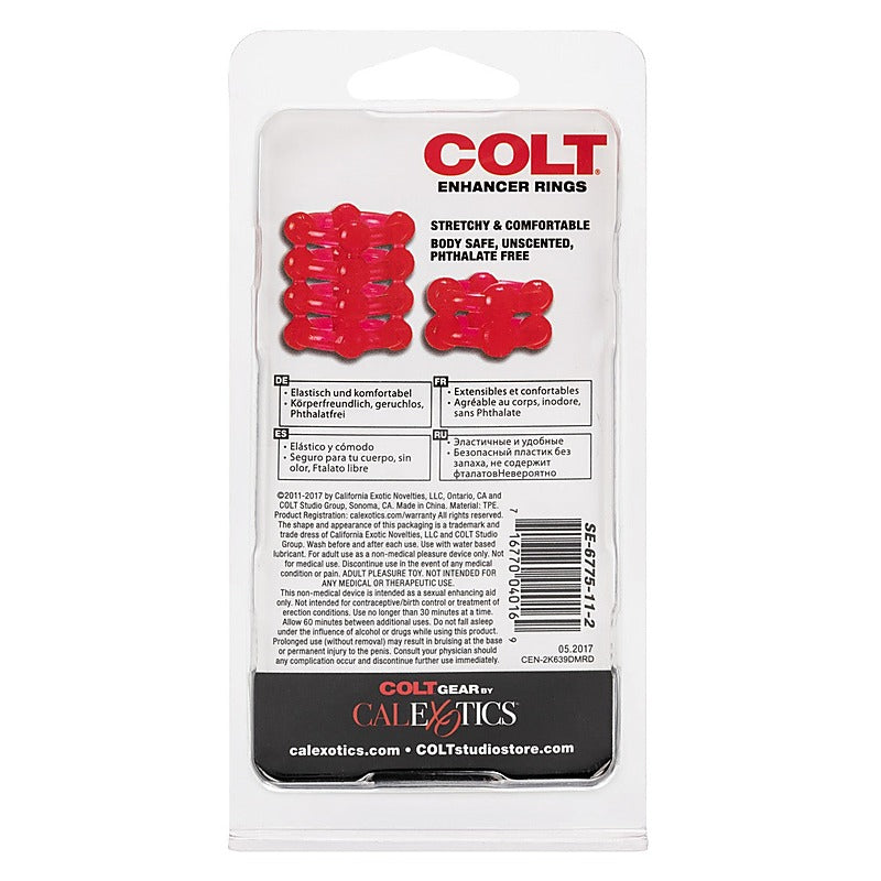 Colt Buckshot Stretchy Men'S Silicone Cock Rings - Cock Rings