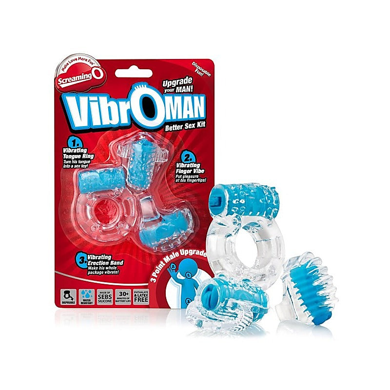 Vibrating Pleasure Set by Screaming O - Vibrating Cock Rings