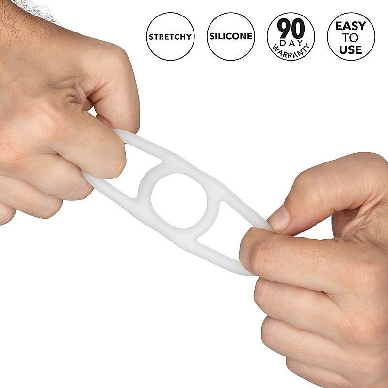 Commander Male Erection Enhancer By California Exotics - Stretchy Cock Rings
