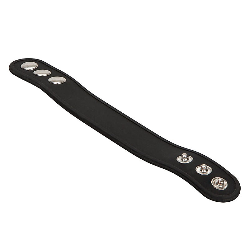 Silicone Tri-Snap Erection Enhancer Cock Ring - Stretchy Cock Rings