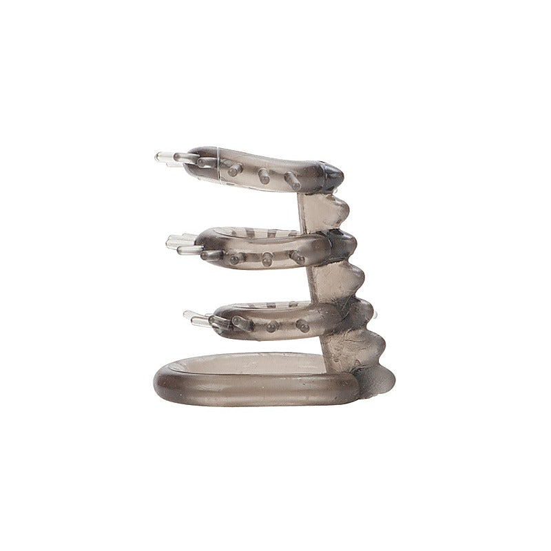 Support Master Triple Tickler Cock Rings - Cock Rings