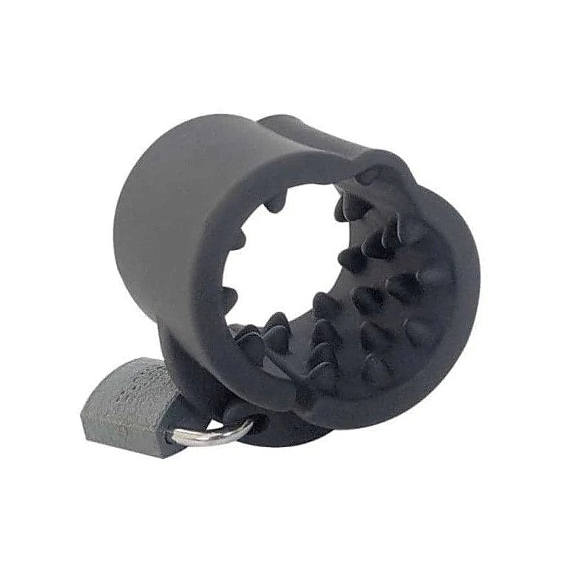 Cruncher Lockable Spiked Ball Stretcher By Brutus - Ball and Cock Toys