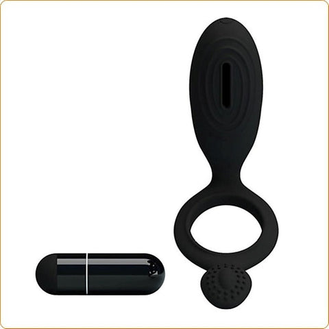 Prettylove Ethel Rechargeable Cock Ring By Baile - Ball and Cock Toys