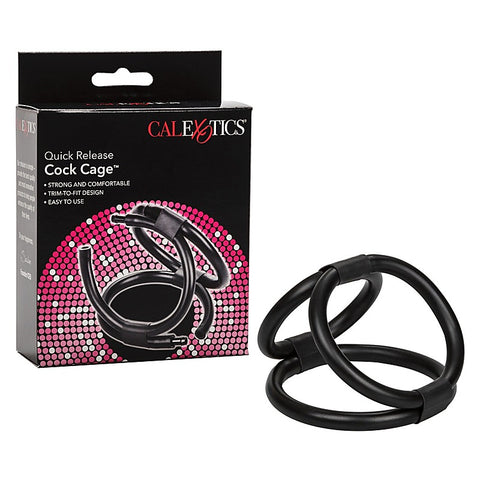 Quick Release Men'S Cock Cage By California Exotics - Ball and Cock Toys