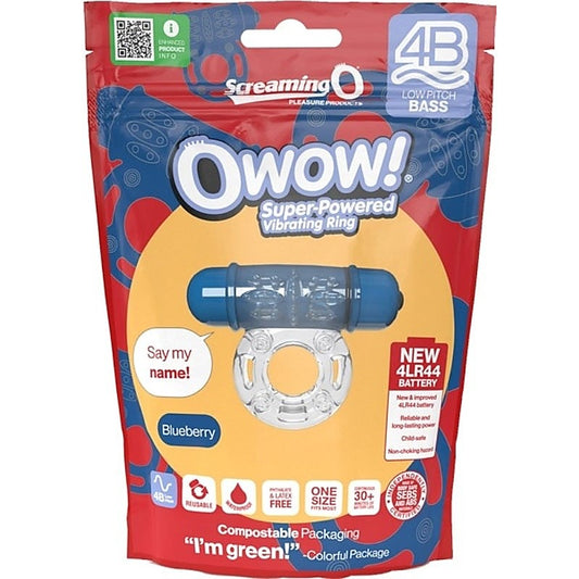 Owow 4B Low Pitch Bass Cock Ring - Ball and Cock Toys