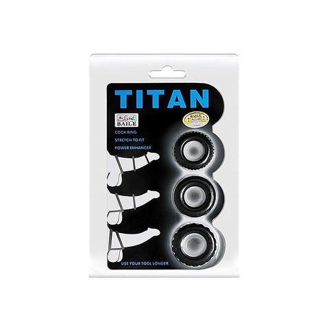 Baile Titan Cock Rings by Baile - Stretchy Cock Rings