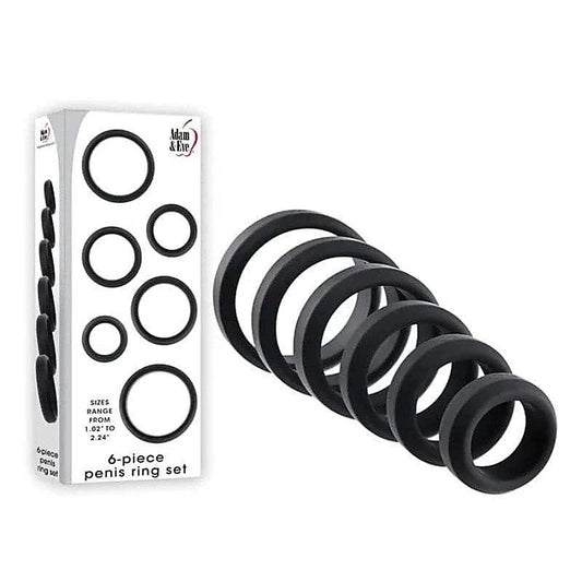 Pleasure Enhancing Cock Ring Set By Adam & Eve - Ball and Cock Toys