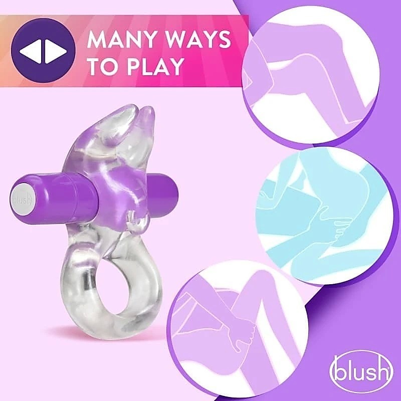 Play With Me Bull Vibrating Cock Ring by Blush Novelties - Ball and Cock Toys