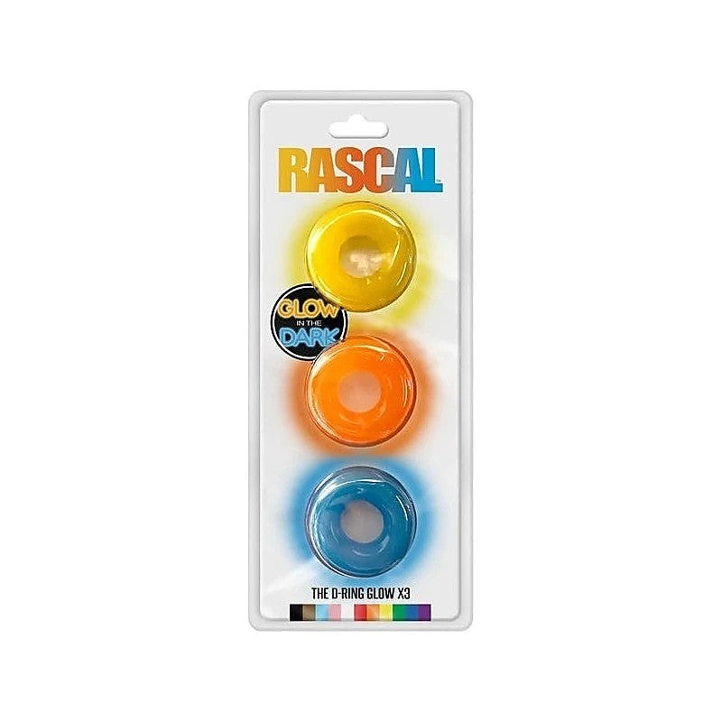 D-Cock Ring Glow X3 by C1R Releasing - Ball and Cock Toys