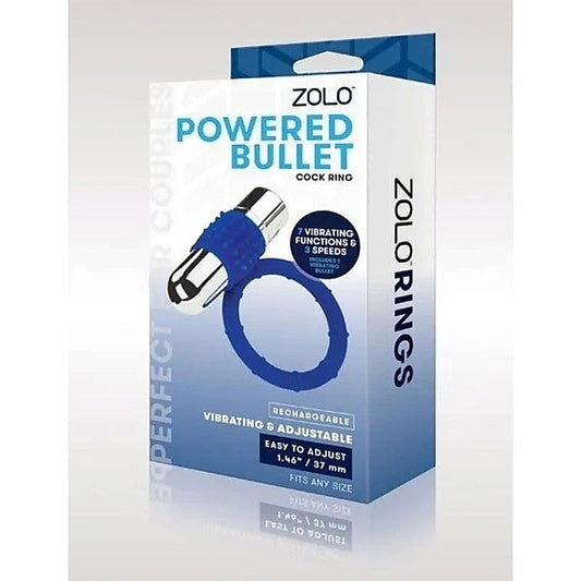 Powered Bullet Cock Ring - Ball and Cock Toys