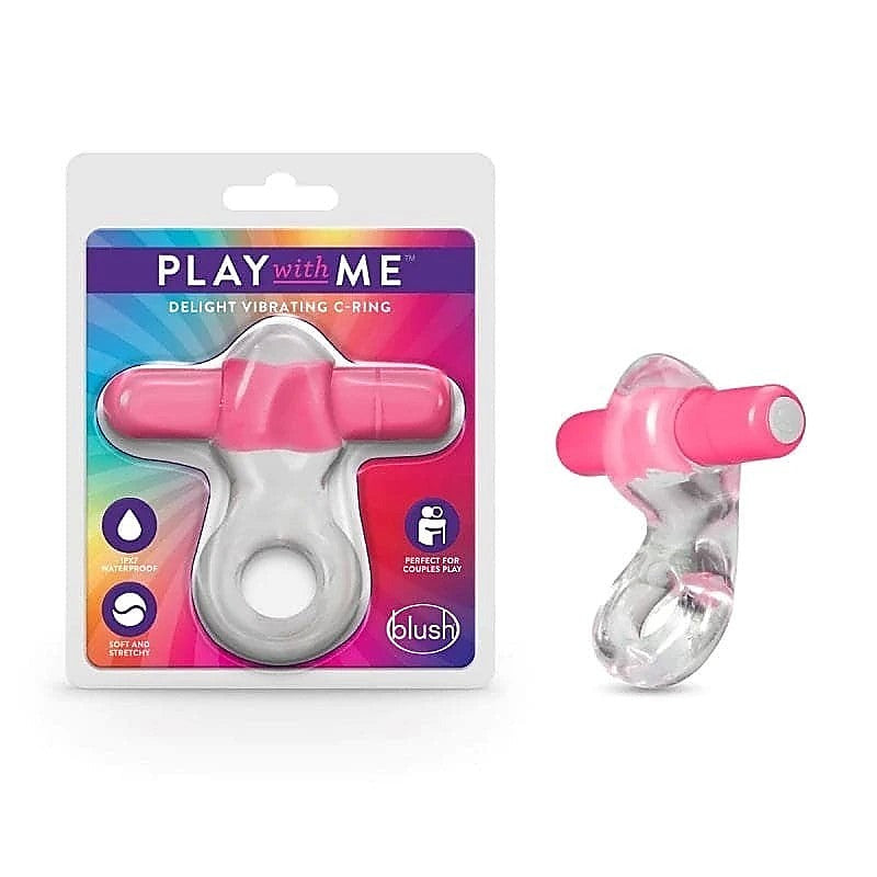 Delight Vibrating C-Ring by Blush Novelties - Vibrating Cock Rings