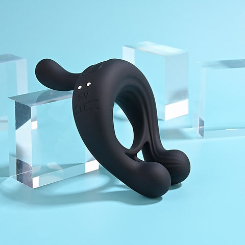 Playboy Pleasure Triple Play Remote Control Cock Ring - Vibrating Cock Rings