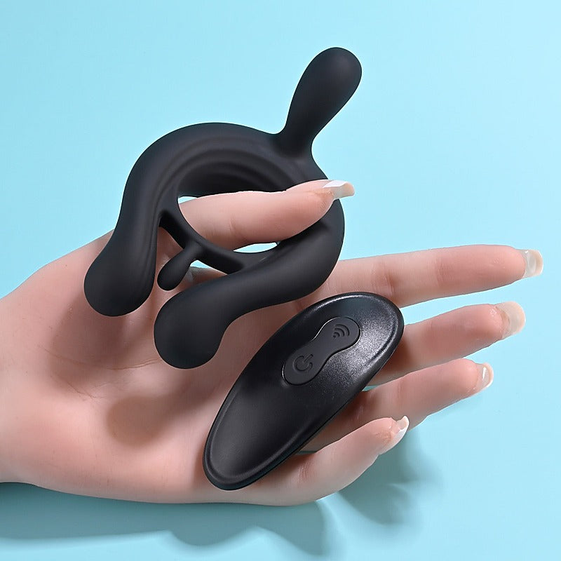 Playboy Pleasure Triple Play Remote Control Cock Ring - Vibrating Cock Rings