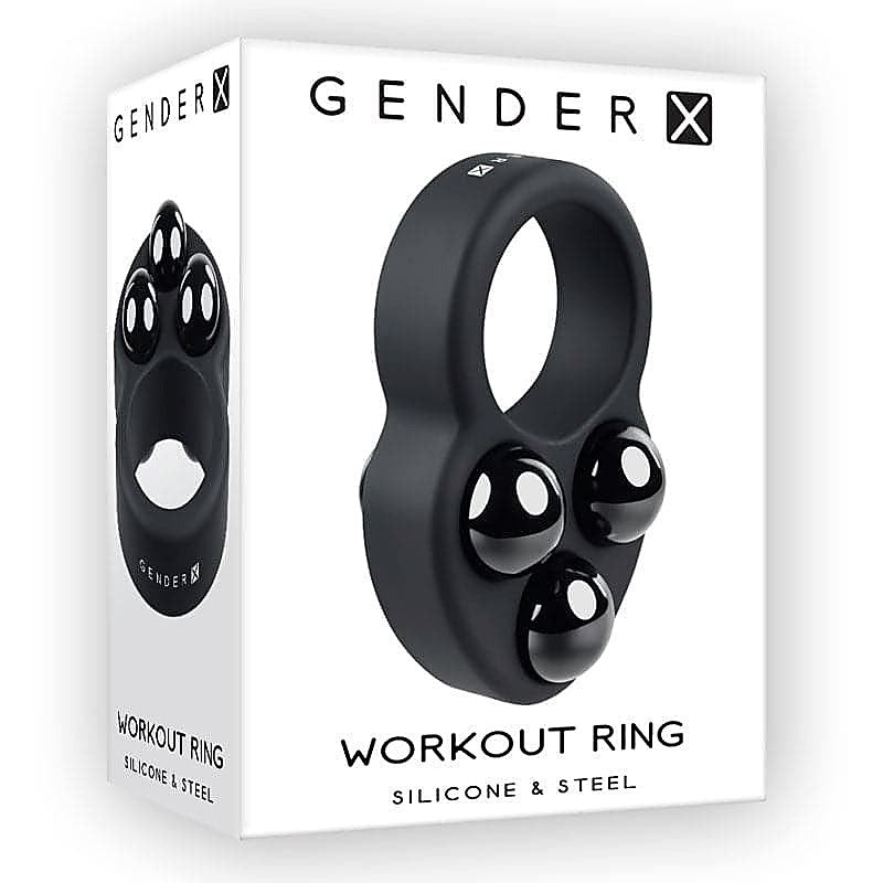 Gender X WORKOUT RING Weighted Cock Ring - Stretchy Cock Rings