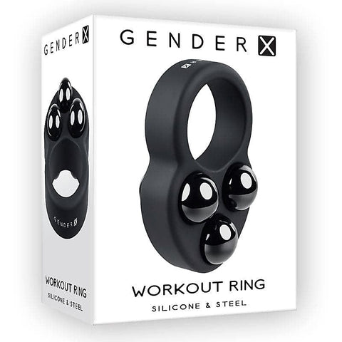 Gender X WORKOUT RING Weighted Cock Ring - Stretchy Cock Rings
