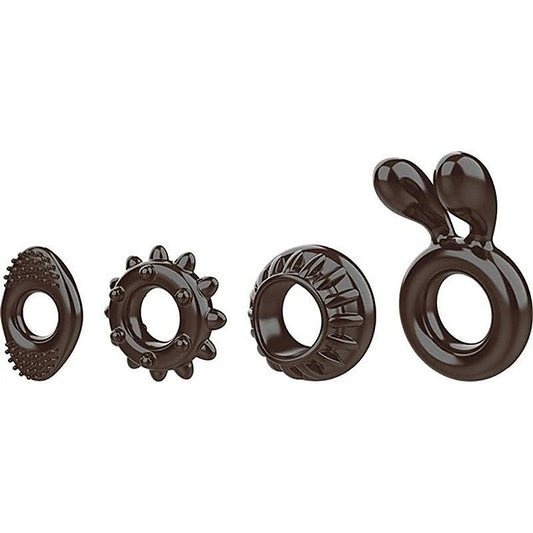 Zero Tolerance Ring My Bell 4 Piece Cock Ring Set - Cock Ring Sets