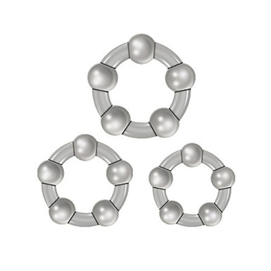 Zero Tolerance Three Amigos Stretchy Cock Ring Set - Cock Ring Sets