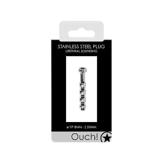Precision-Crafted Urethral Delight - Shots Toys Stainless Steel Plug - Penis Plugs