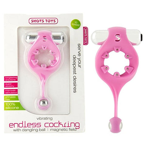 Endless Pleasure Rechargeable Vibrating Cockring - Vibrating Cock Rings