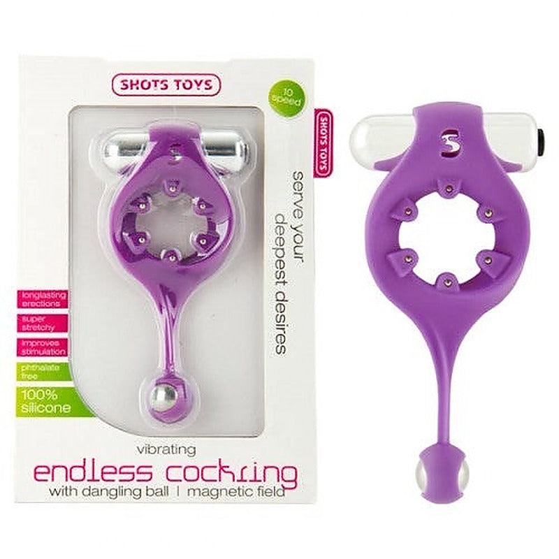 Endless Pleasure Rechargeable Vibrating Cockring - Vibrating Cock Rings