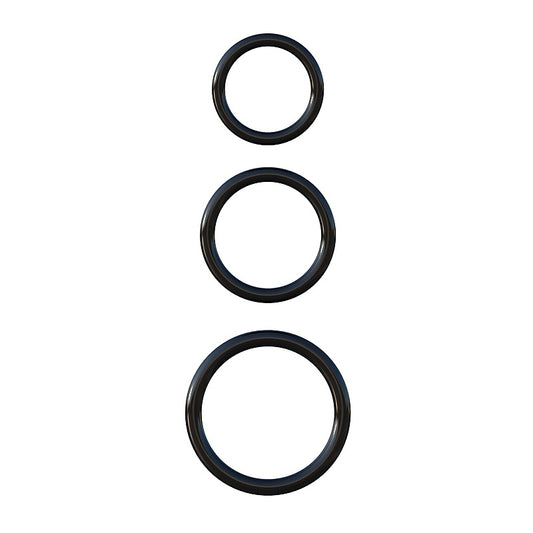 Fantasy C-Ringz Silicone 3-Ring Stamina Set - Cock Rings