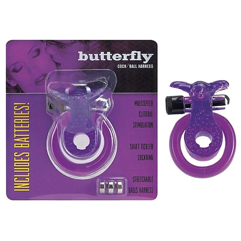 Butterfly Wireless Cock Ring By Seven Creations - Vibrating Cock Rings