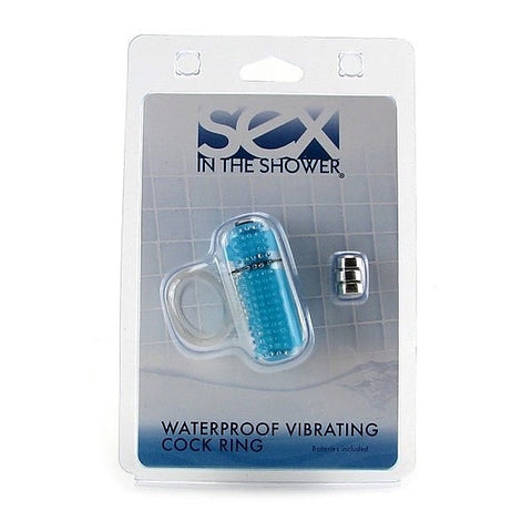 Sex In The Shower Waterproof Vibrating Cock Ring - Vibrating Cock Rings