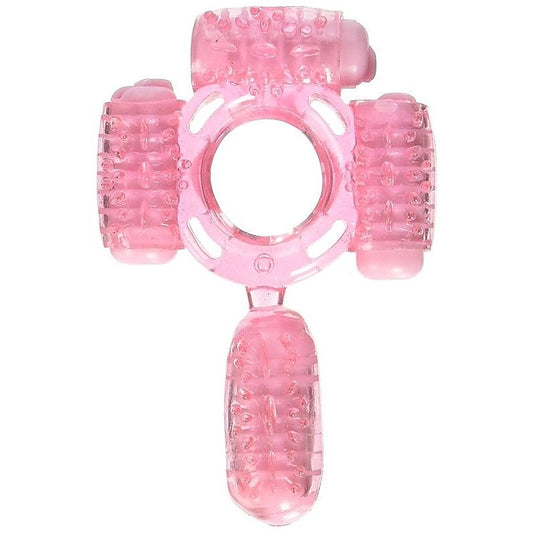 Humm Dinger Super Quad Ring Pink - Cock Rings