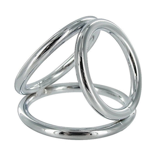 Triad Chamber Cock and Ball Cage - Steel Cock Rings