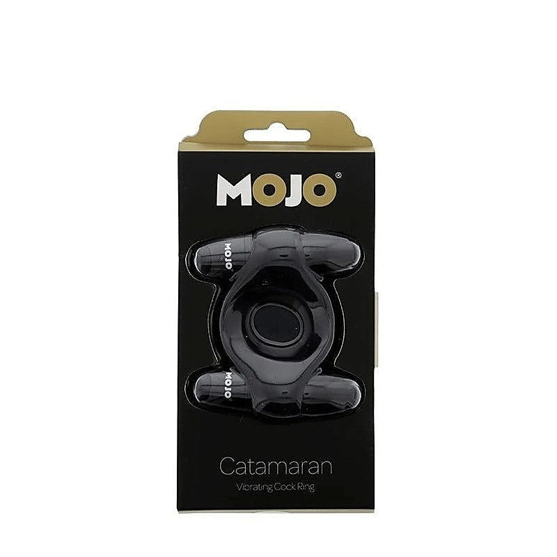 Mens Mojo Catamaran Cock Ring Waterproof by Icon Brands - Vibrating Cock Rings