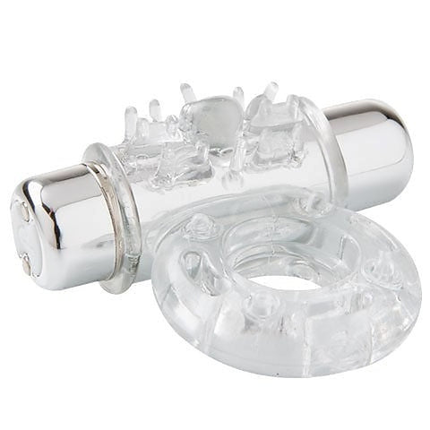 Ultra-Flex Rechargeable Bullet Cock Ring by Nu Sensuelle - Vibrating Cock Rings