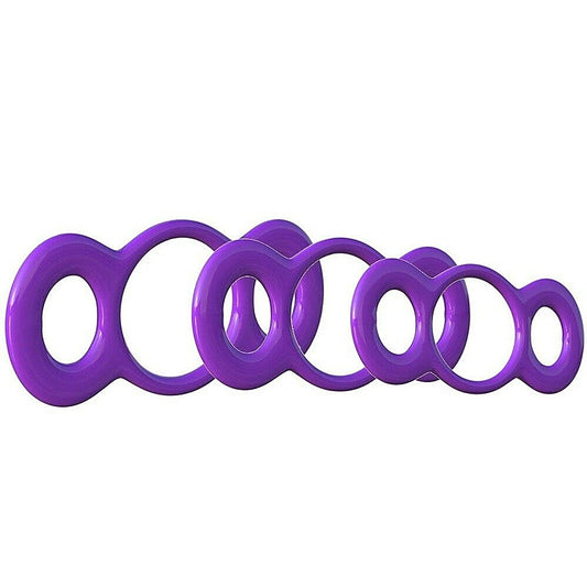 Pipedream Fantasy C-Ringz 3-Ring Quick Release Trainer - Cock Rings
