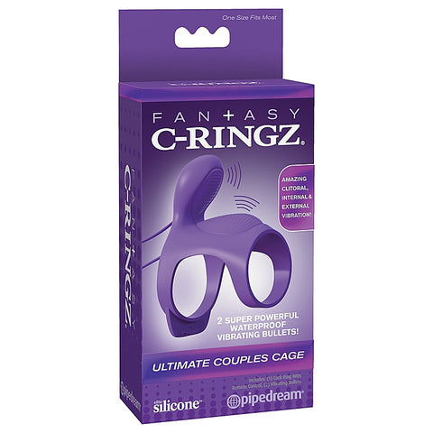 Fantasy C-Ringz Ultimate Couples Cock Cage By Pipedream - Cock Rings
