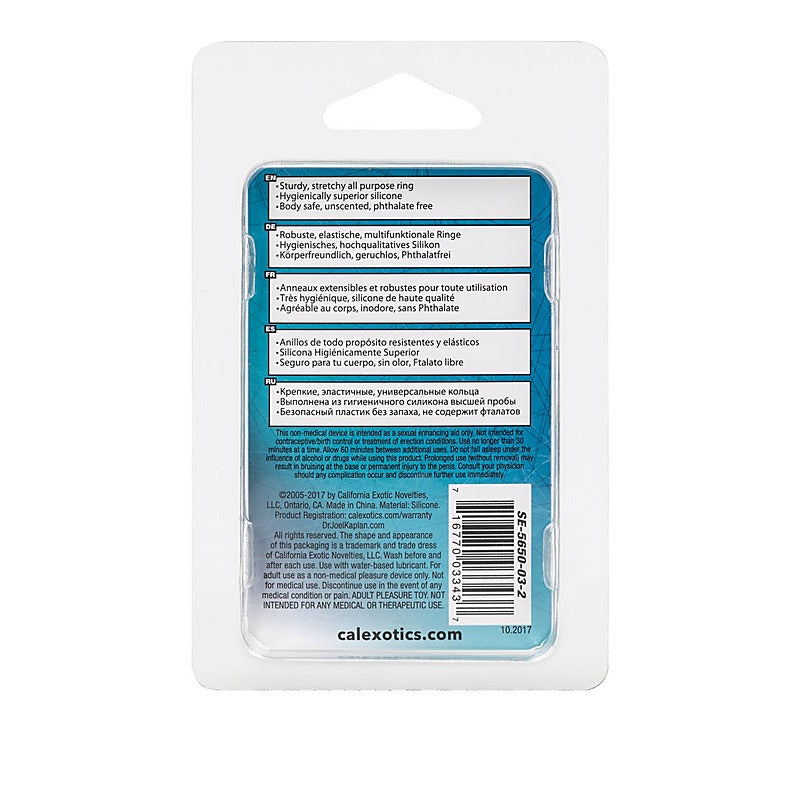 Silicone Prolong Stretchy Cock Ring By California Exotics - Cock Rings