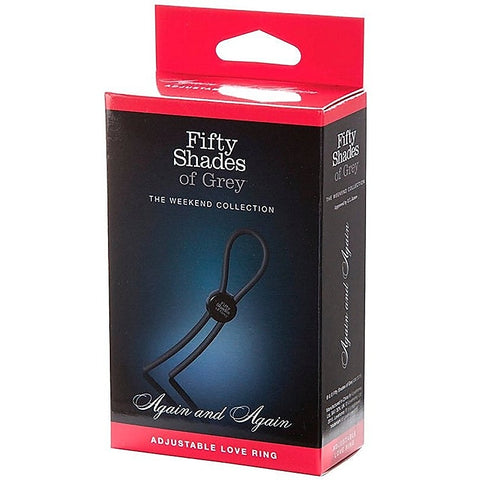 Fifty Shades of Grey Again and Again Adjustable Cock Ring - Cock Rings
