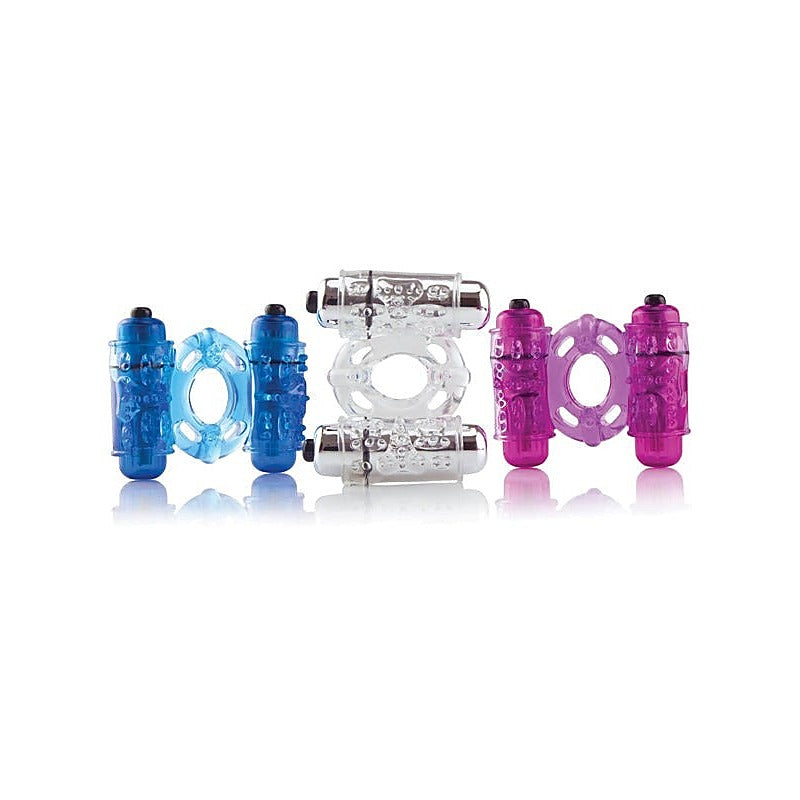 The O Wow Double Wammy by Screaming O - Vibrating Cock Rings