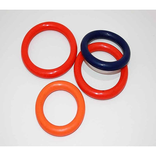 Thick Rubber Cock Rings 70Mm By Hell'S Couture - Cock Rings
