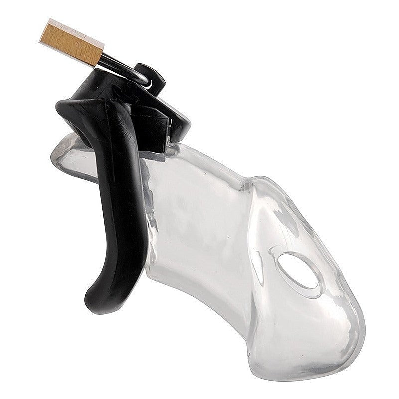 Rikers Locking Chastity Cage By Xr Brands - Cock Rings