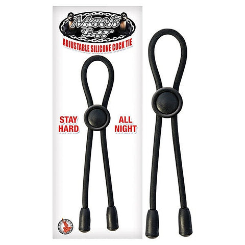 Mack Tuff Adjustable Silicone Cock Tie By Nasstoys - Cock Rings