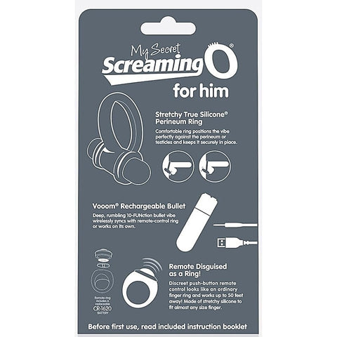 Rechargeable Vibrating Cock Ring Set by Screaming O - Cock Rings