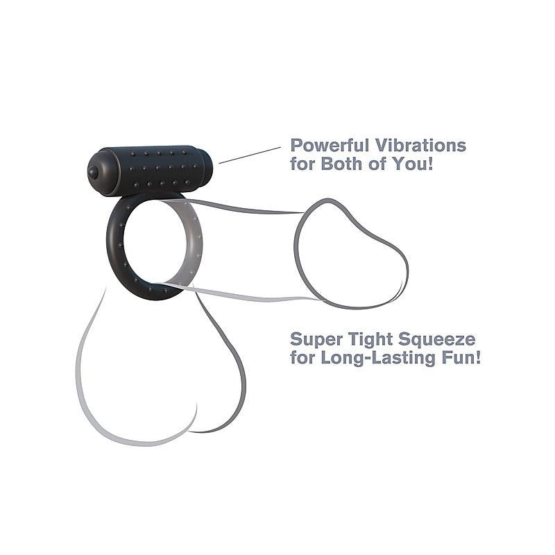 The Wingman Vibrating Cock Ring by Pipedream Products - Cock Rings