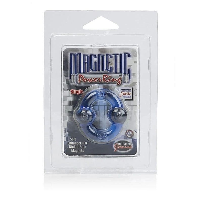 Magnetic Power Stretchy Cock Ring By California Exotics - Stretchy Cock Rings