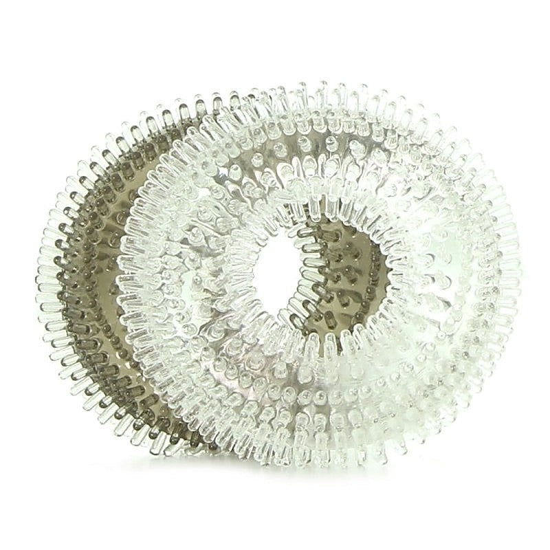 Mack Tuff Ribbed Cock Rings by Nasstoys - Cock Rings